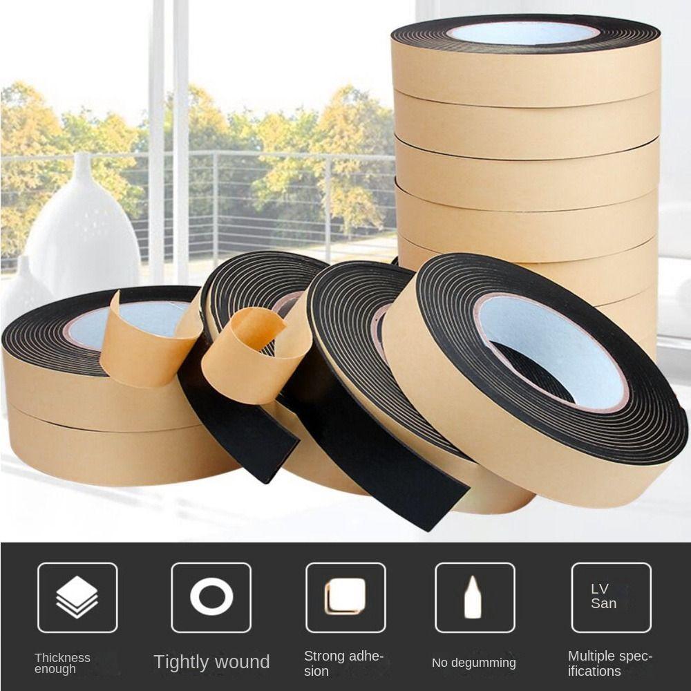 Adhesion Anti-collision Draught Excluder Foam Sponge Tape Weather Stripping EVA Rubber Seal Strip