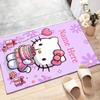 Custom HelloKitty Mat Personalized Name, Polyester Washable Indoor Entryway Rug, Gift for Christmas, Easter, Thanksgiving Day