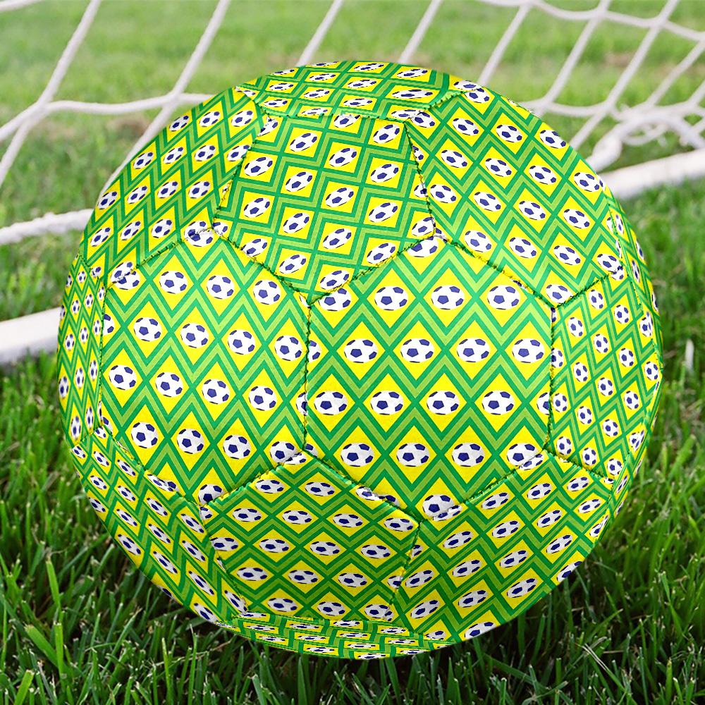 1pc Soccer Ball Size 5 Suitable for Training & Matches, Machine-Stitched, Wear-Resistant Anti-Slip Covering, Gift for Christmas, Birthday. Q617032