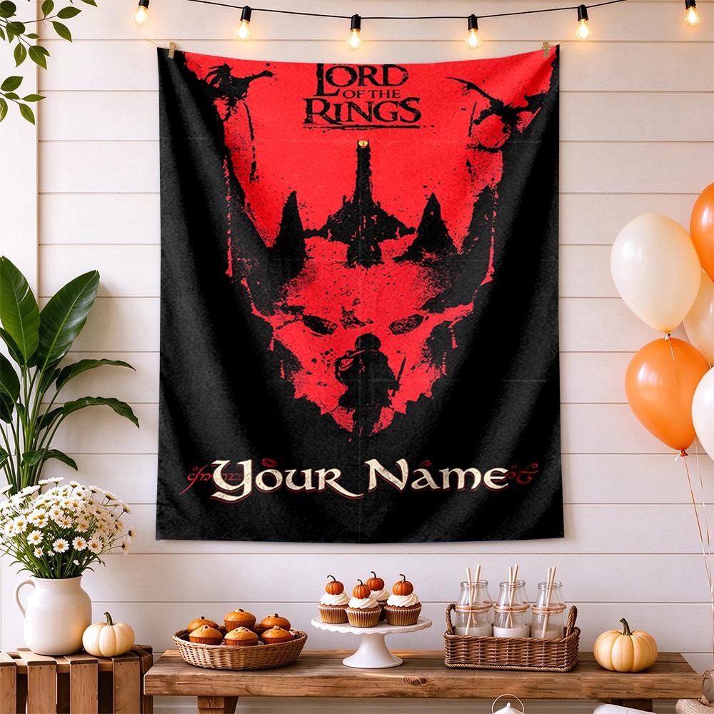 Lord Rings Custom Wall Tapestry Cozy Personalized Tapestry Easy to Hang Perfect for Bedroom Wall Ideal for All Seasons Gifts For Family Or Friends