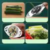 Stainless Steel Chopped Green Onion Cutter Vegetable Shred Cutter Comfort Handle Divider Cutter Vegetable Fruit Tools