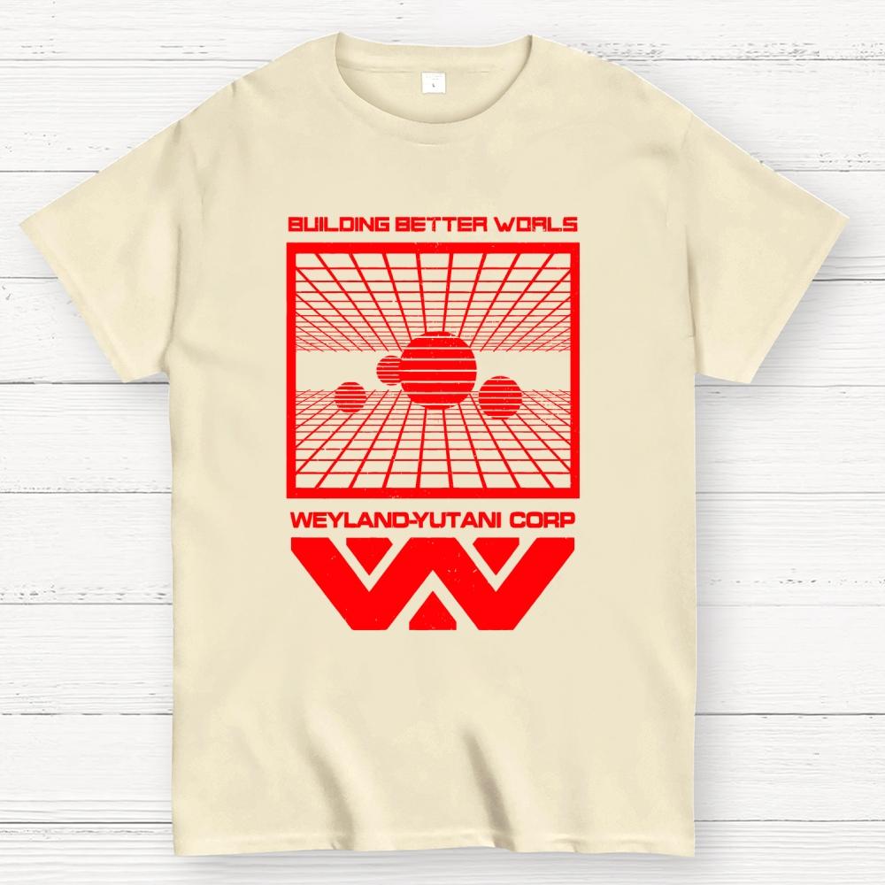 Weiland Yutani - Building Better World by digitalage Cotton Summer Casual Cool Loose T-Shirt