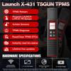 Launch X431 TSGUN TPMS 315/433 МГц 2-в-1 RF-сенсор X-431 TSGUN Детектор датчика давления в шинах автомобиля Инструмент для программирования и диагностики
