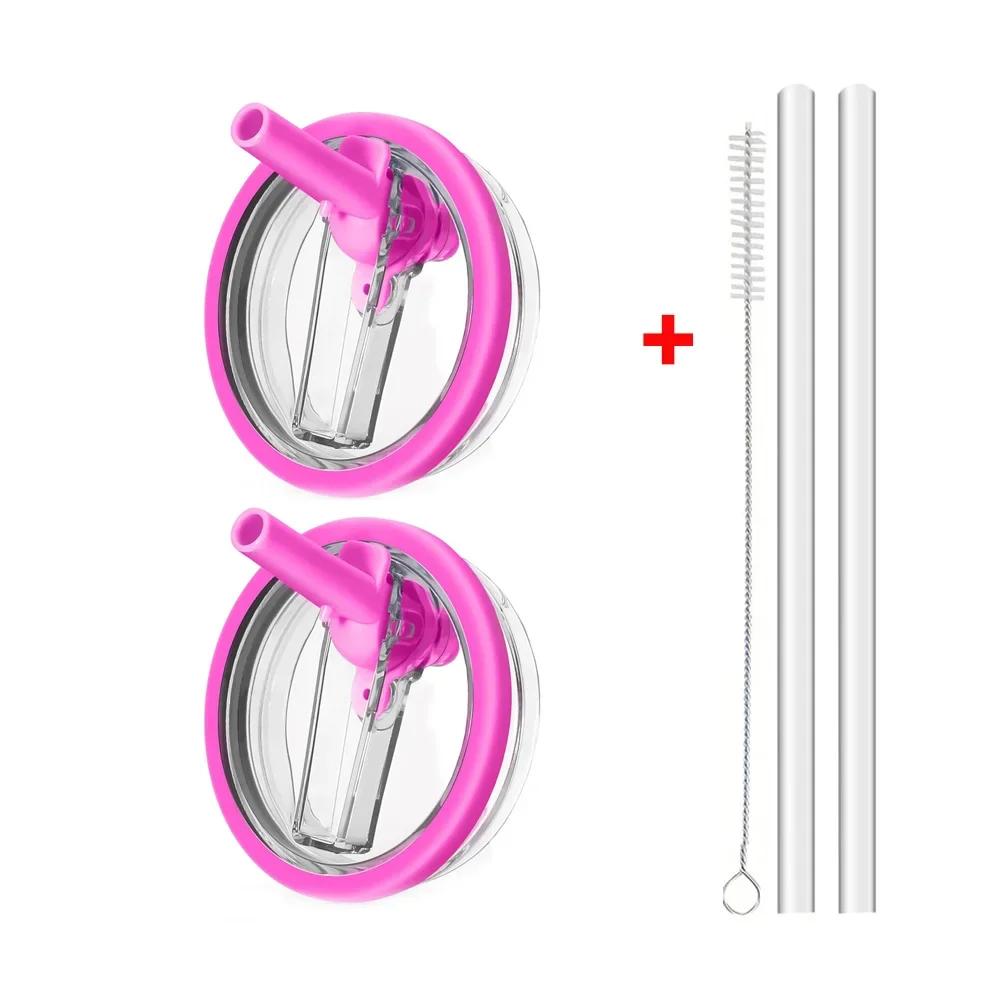 Крышка 40 унций для тамблера Stanley Flip Straw с защитой от протекания, сменная крышка для аксессуаров для стакана Stanley, крышка для соломинки