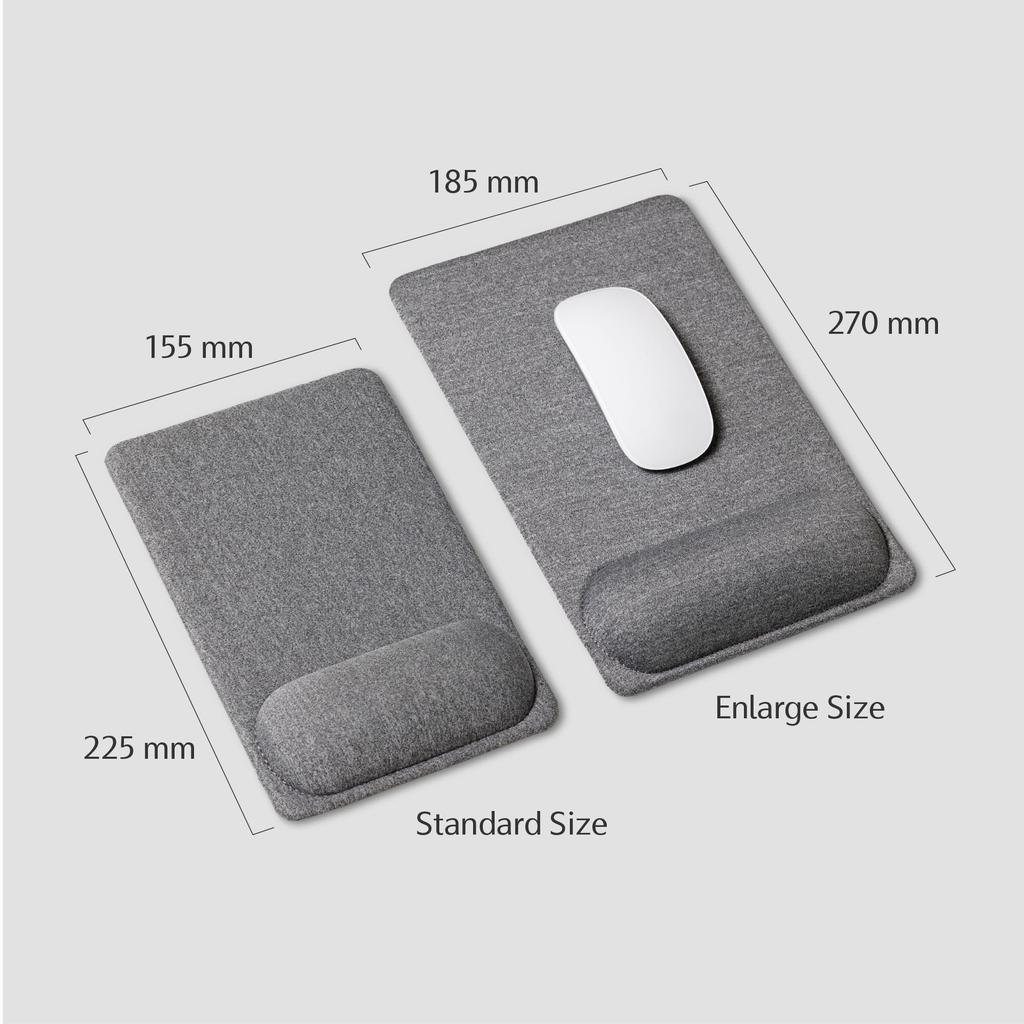 SenseAGE Comfortable Ergonomic Mouse Pad PU Base Wrist Rest Laptop Mac Compatible Pain Relief High Precision Tracking X X Non-Slip & Office, & &