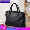Men's High-Grade Genuine Leather Trendy Business Briefcase