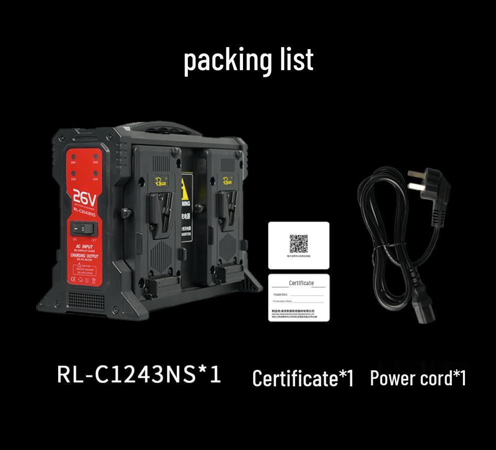 Зарядное устройство 7YINCHEM 26V RL-C1243NS с четырехсторонней одновременной зарядкой