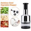 304 Stainless Steel Manual Press Type Garlic Mincer Kitchen Supplies Multifunctional Garlic Onion Vegetable Chopping Machine