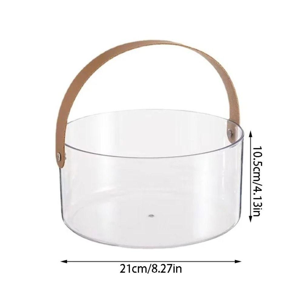 Прозрачное ведро для хранения, многофункциональное ведро для фруктов и льда, модные ленивые цветочные горшки
