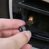 QZKW1 Car Tire Valve Caps Tyre Airtight Cover Dust For Ford B-Max cmax smax KA st line Galaxy Explorer Expedition Mondeo Accessories