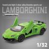 1:32 Lamborghini 750-4 Сплав Двухдверный Инерционный Внедорожный Спортивный Автомобиль Модель Игрушка