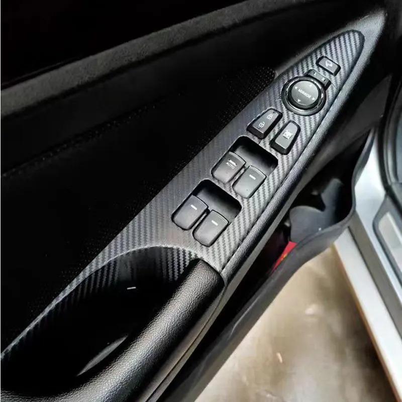 Для Hyundai Sonata YF 2011-2015 Модифицированные Детали Интерьер Центральная Консоль Вне Моды Наклейка на Рычаг Переключения Передач Автомобильная Пленка с Свободной Нарезкой