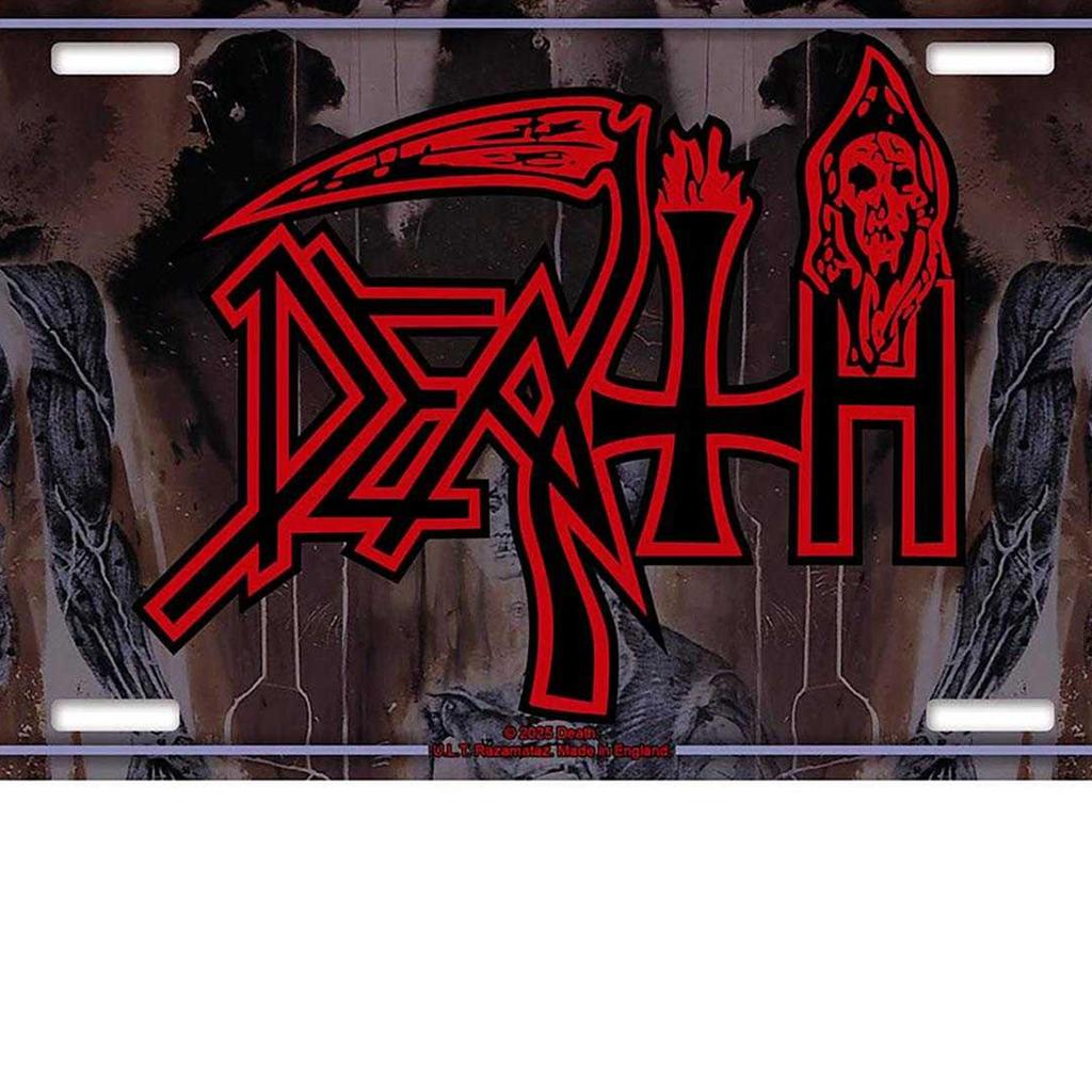 Death Humans Number Plate Sign