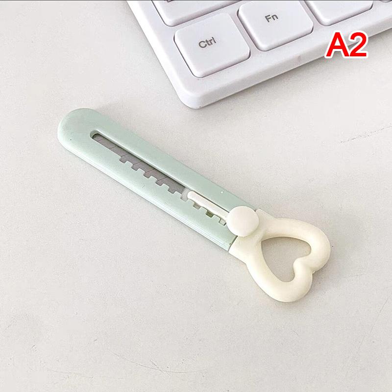 Мини-карманный мини-карманный нож с сердечком Kawaii, художественный универсальный нож, экспресс-нож