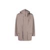 FW22 Solid Color Hooded Parka With Utility Pockets Men Coats Brown HT4490