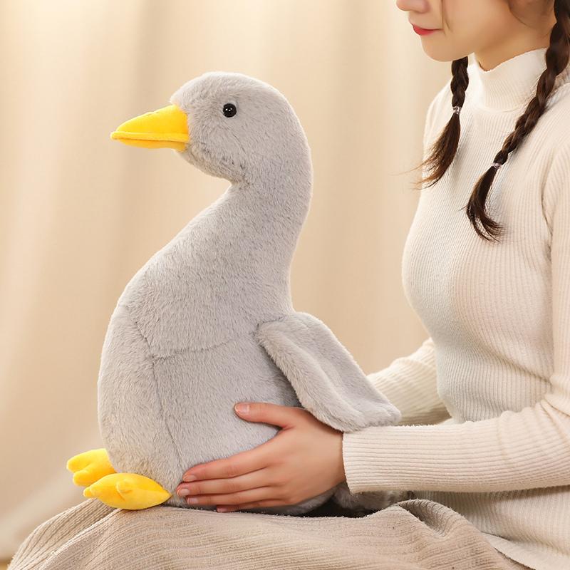 30/40cm Simulation Cartoon Duck Plush Toy Cute Stuffed Animals Yellow Ducks Plushies Doll Lifelike Goose Soft Kids Toys for Girl