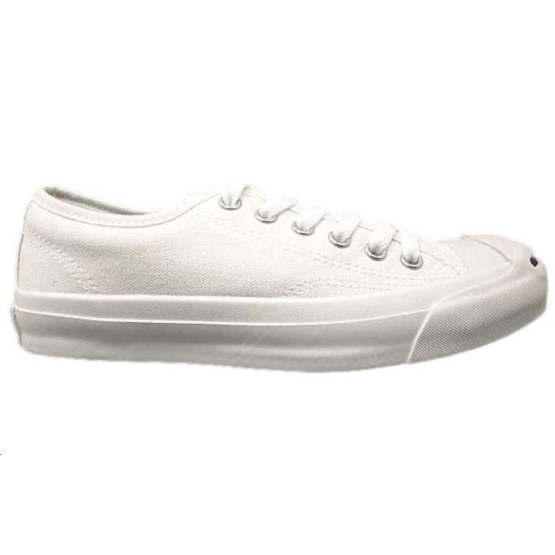 Converse Кеды Jack Purcell Open Smile Модные Повседневные Прочные Низкие парусиновые Унисекс Белые