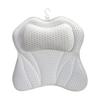 Bathtub Pillow with 6 Anti-slip Suckers Bathing Headrest with 4D Air Mesh Fabric Neck And Back Support Bath Pillow Relaxing Bath Accessories