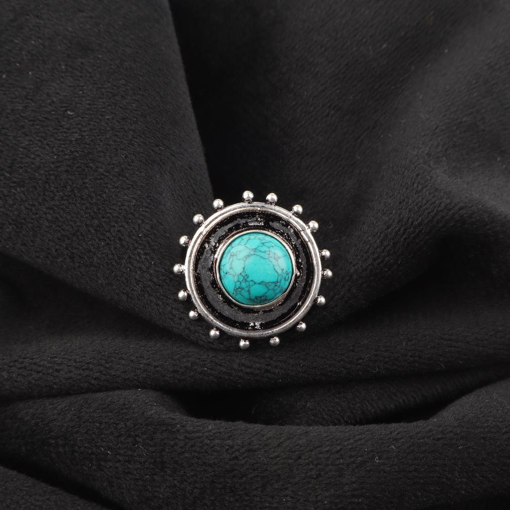 Кольцо из голубой медной бирюзы ручной работы, кольцо из стерлингового серебра 925 пробы, изящное серебряное украшение, для подарка на помолвку