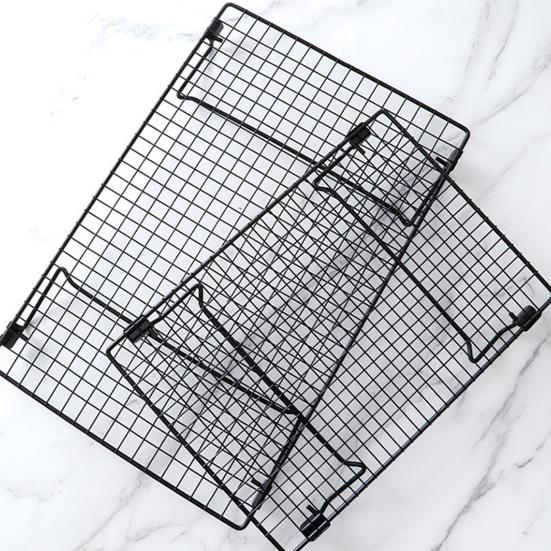 Охлаждающая стойка из углеродистой стали, складная полка для охлаждения, конструкция из штатива, полая решетка, охлаждающая стойка, универсальный инструмент для выпечки хлеба, печенья, лунного пирога