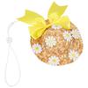 Pet Floral Straw Hat Lightweight Safe Sunhat for Cats Dogs Spring Summer Party Decor Yellow S Pet Floral Straw Hat
