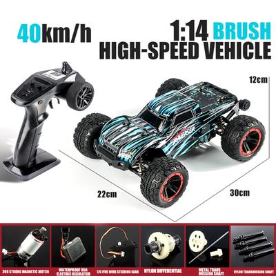 Автомобиль с дистанционным управлением, 1:14 4WD, 2,4 ГГц, грузовик с дистанционным управлением, скоростной внедорожник, 40 км/ч, игрушечный автомобиль