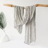 Maracia Headscarf Spring and Autumn Solid Color Cloud Pattern Folded Scarf Monochrome Thin Gauze Shawl Shawl