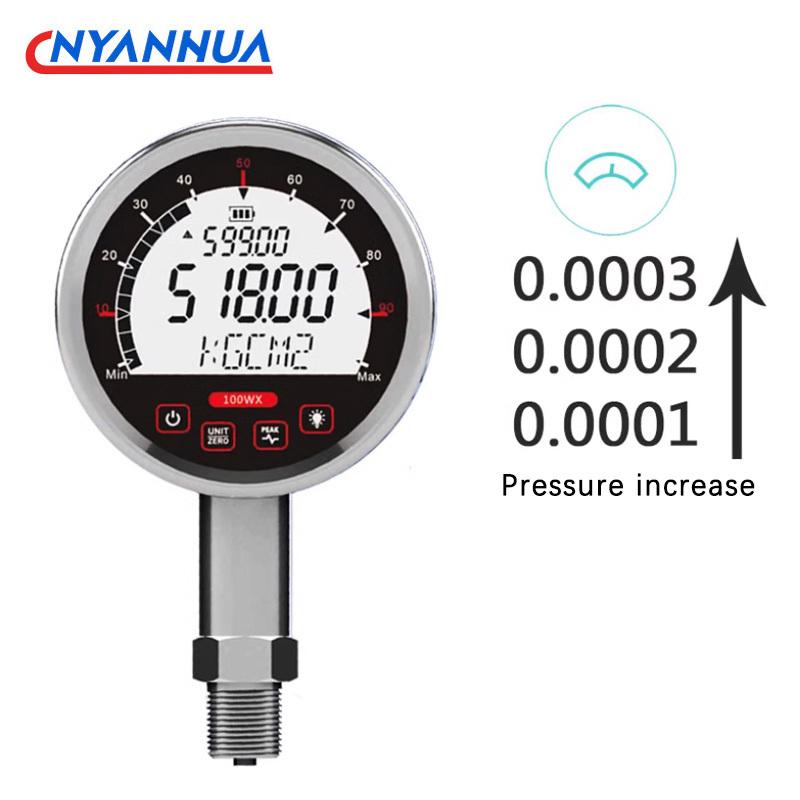 Digital Pressure Gauge Shock Resistant High-Precision Water Pressure Hydraulic Pressure Vacuum Absolute Pressure Gauge
