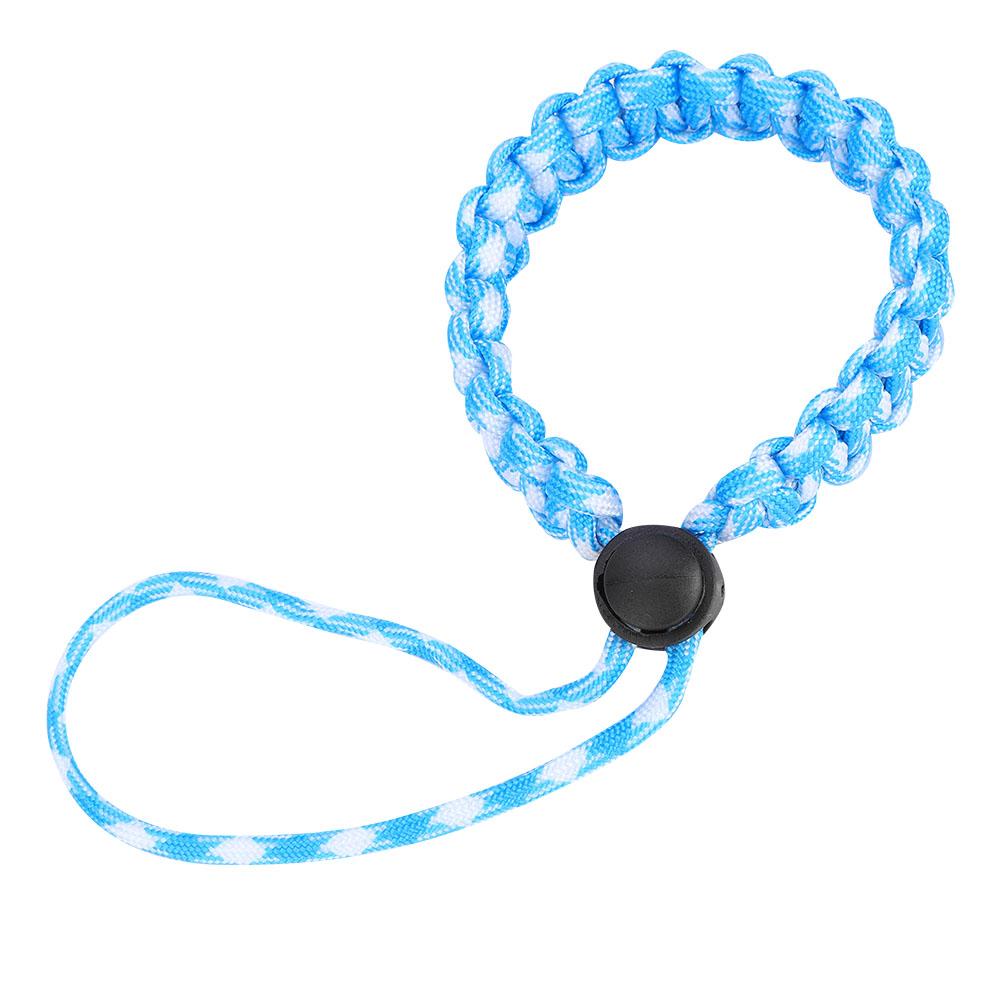 Hand Wrist Rope Diving Pointer Anti Lost Underwater Camera Strap (Blue White)