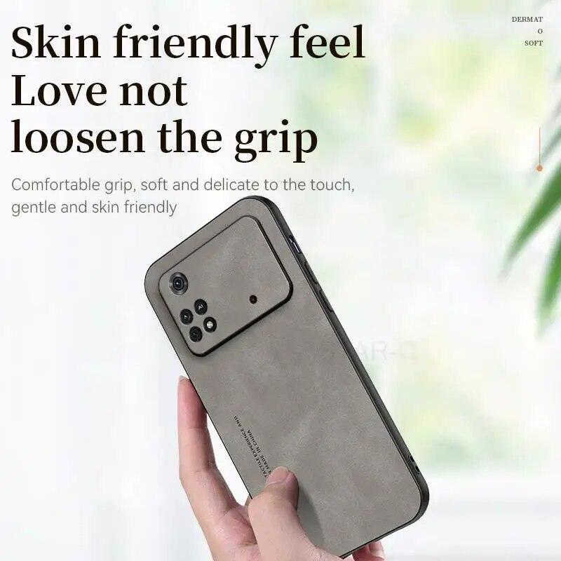 Poco X5 X3 M4 Роскошный кожаный чехол из овчины для Xiaomi Mi Poco X3 Nfc X4 ​​M4 X5 Pro 4g M5 F5 F2 F3 X4 F4 GT 5g, чехол X4pro X3pro