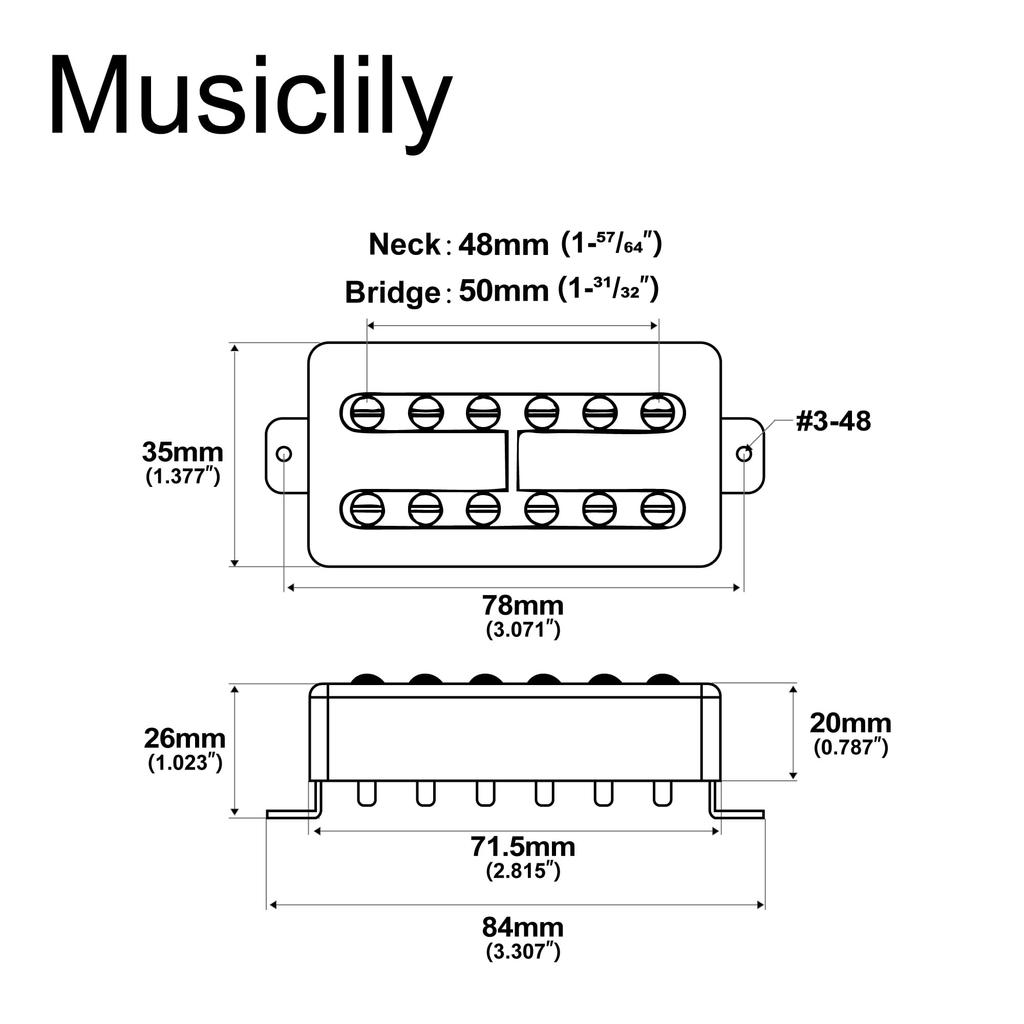 Artec TVFT Filtertron Alnico 5 Humbucker Pickup PU Set для электрогитары с золотым грифом/бриджем,