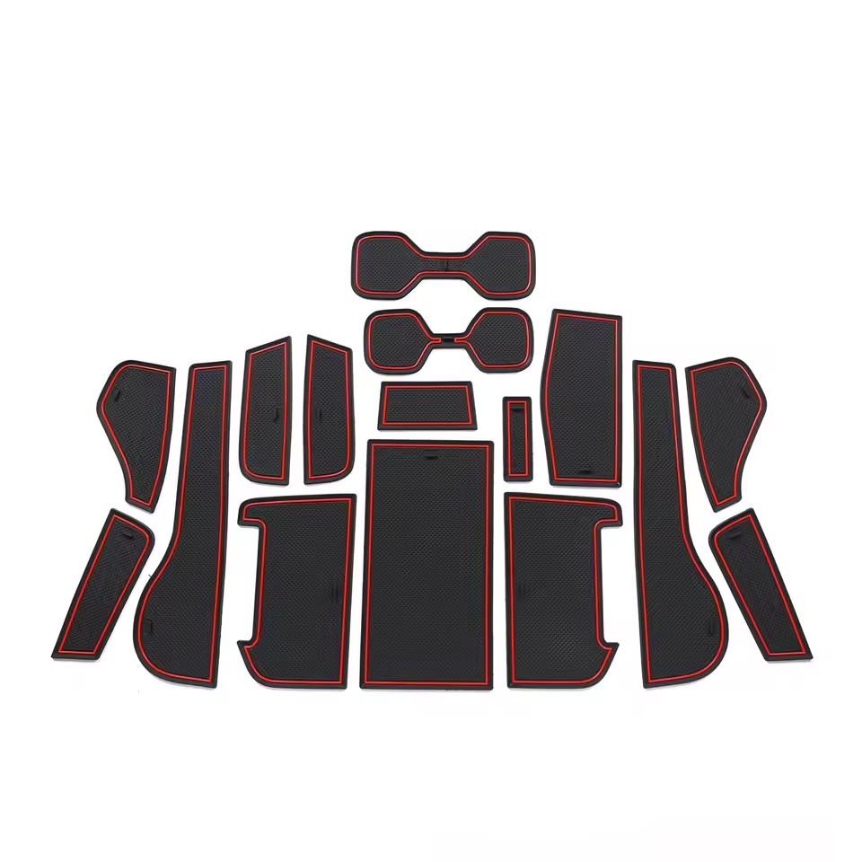 Противоскользящий резиновый коврик в нишу двери для Lexus NX 300 350h 450h 2025-2025 Подстаканники Противоскользящие коврики Автоаксессуары