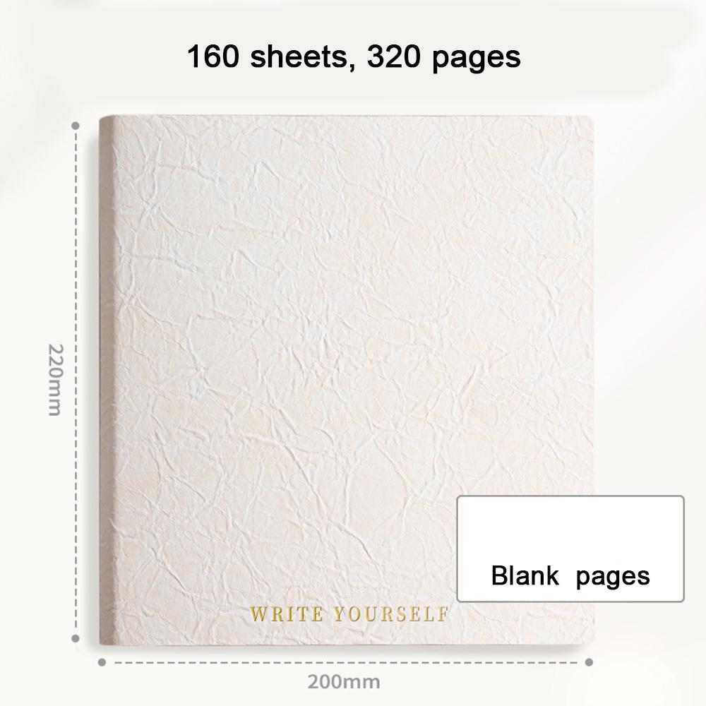 (Logo Can Be Engraved) Thick Square Sketchbook, Grid/blank Inner Pages, Student Notebook, Thickened Notepad, Drawing Notebook