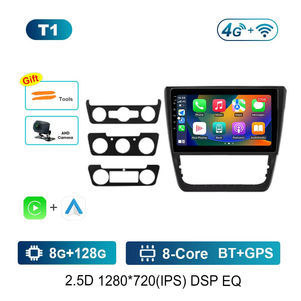 10-дюймовый автомобильный радио мультимедийный плеер для SKODA Yeti 5L 2009 - 2014 GPS Навигация Операционная система Android 4G Bluetooth WiFi DSP Стерео Авто Инструменты