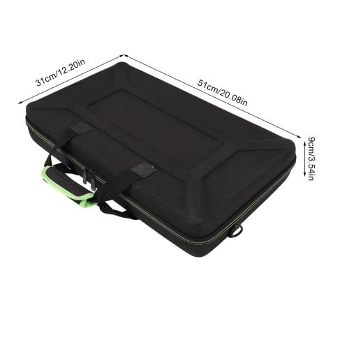 DJ Controller Case for DDJ FLX4 FLX2 400 SB2 SB3 REV1, EVA Padded DJ Controller Travel Storage Bag, Protective DJ Controller Carrying Case with Adjust