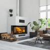 Steel Fireplace KRATKI MBM Left 10 kW Ø 200