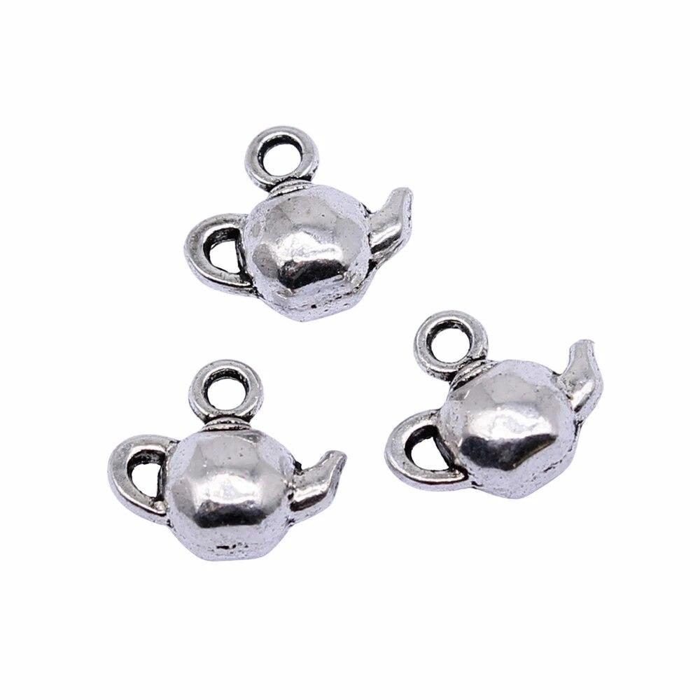 Подвески для чайника и чайника, подвески для ногтей, милые украшения для мужчин