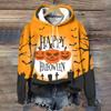 Fashion Loose Women's Sweatshirts Cartoon Pattern Halloween Women's Hoodie Autumn Women Clothing Tops Casual Pullover Hoodies