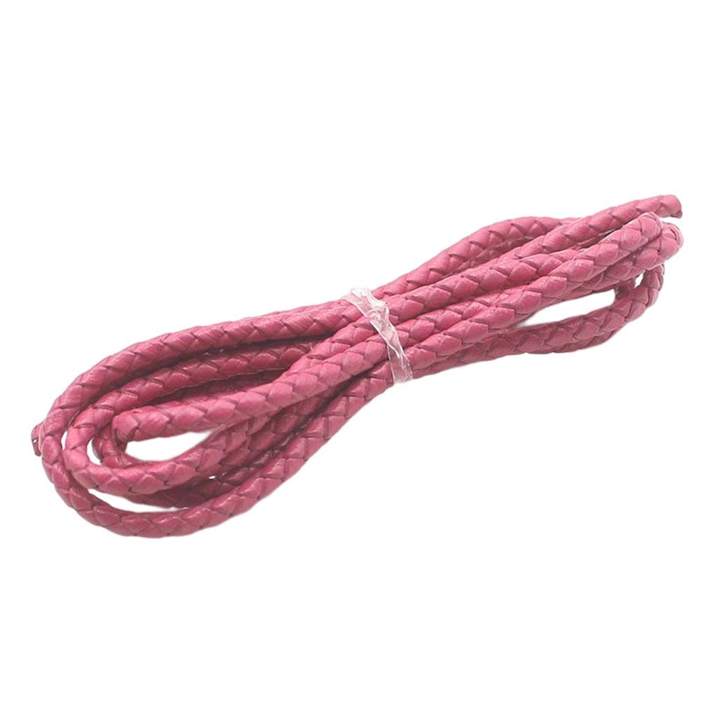 Кожаный плетеный шнурок браслет браслет ювелирные изделия DIY изготовление веревка шнурок самодельные поделки искусство фурнитура для замены