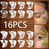 Шаблоны для Face Art с гладкой поверхностью, трафареты для рисования для легкой очистки и профессионального косметического применения