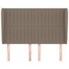 VidaXL Headboard with Ears Taupe 147x23x118-128 Cm Fabric3118196