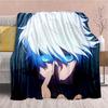 Jujutsu Kaisen Flannel Modern Blanket Warm Soft Throw Lightweight Plush Sofa Bed Home Decor 