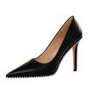 Fashion BIGTREE Shoes Rivet Woman Pumps 2024 New High Heels Stiletto Pu Leather Women Heels Sexy Party Shoes Female Heel Plus Size 43