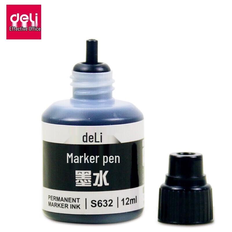 Deli S632 Refillable Logistics Marker Ink Set