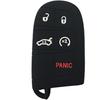 5 Button Replacement Key Fob Cover fit for Charger Challenger 300 Grand-red 2