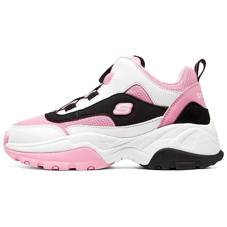 Skechers Плюшевые сапоги Kozmiks Whirlwind Регулируемый комфорт Универсальное тепло Амортизация ударов Защита от пинков Износостойкие Повседневная обувь для детей 302528L-PKBK