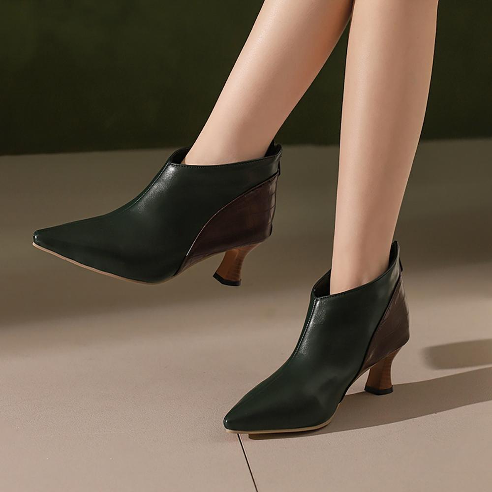 Красно-черные женские туфли-лодочки на высоком каблуке, маленький, большой размер 32 50