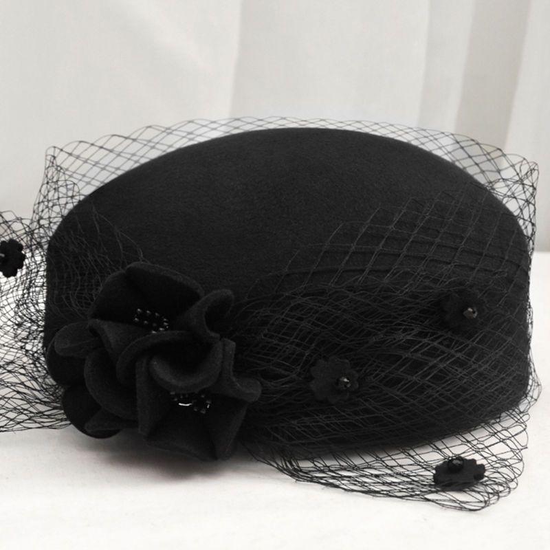 Шляпа Женская Весна и Осень Новая Берет Осень и Зима Шерстяная Шляпа Зимняя Шерстяная Шляпа Тонкая Лицо Универсальная Иностранный Стиль Цилиндр