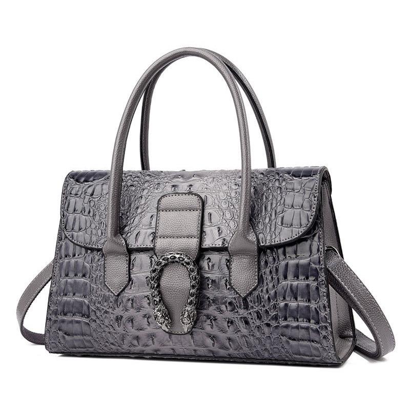Женские сумки Высококачественные кожаные сумки с крокодиловым узором Сумки через плечо Женские сумки для мам среднего возраста