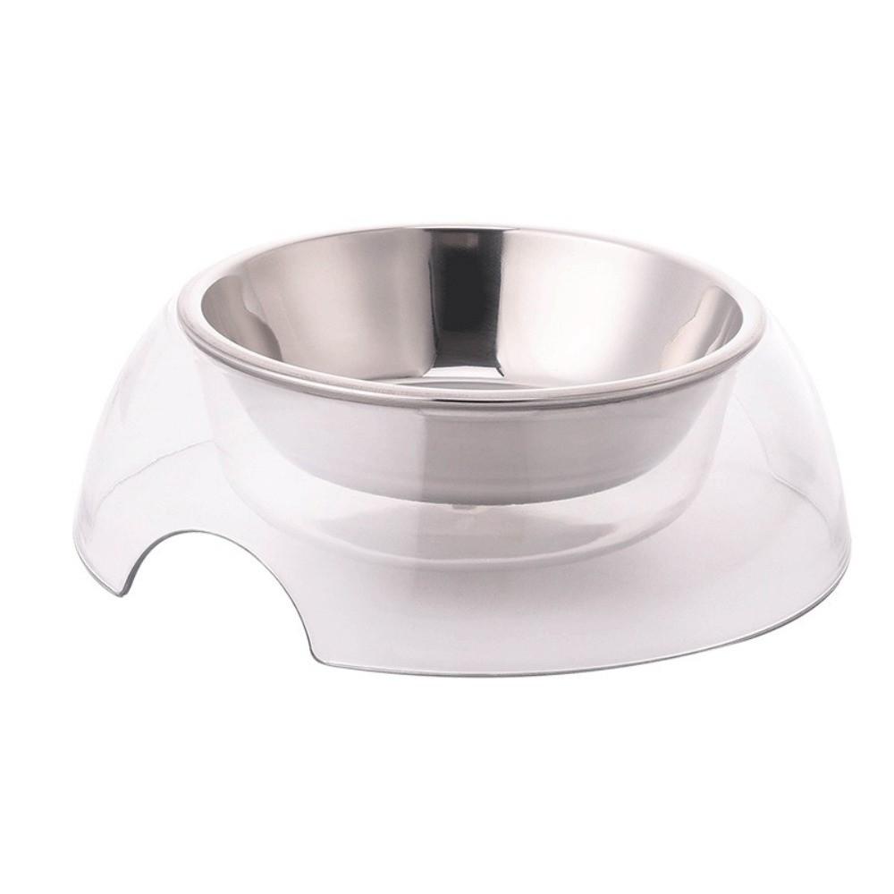 Дизайнерская миска для питомца 2 в 1 из нержавеющей стали, новая миска для кошки, товары для питомцев